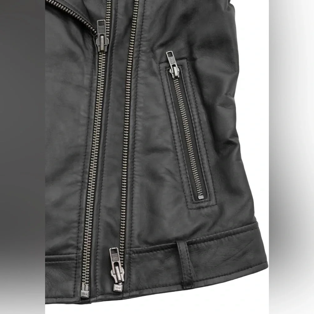 NWT Whet Blu Chloe Leather Jacket Size Large - Picture 3 of 8